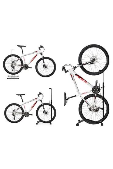 Stojak rowerowy 3w1 uchwyt na rower serwisowy czarny