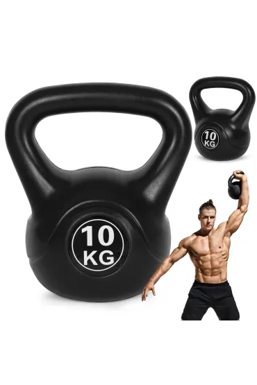 Kettlebell kettle 10 kg do ćwiczeń hantla kula odważnik obciążenie ciężar fitness