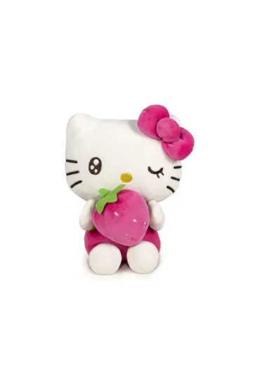 Hello Kitty Macedonia - plusz Truskawka 25cm