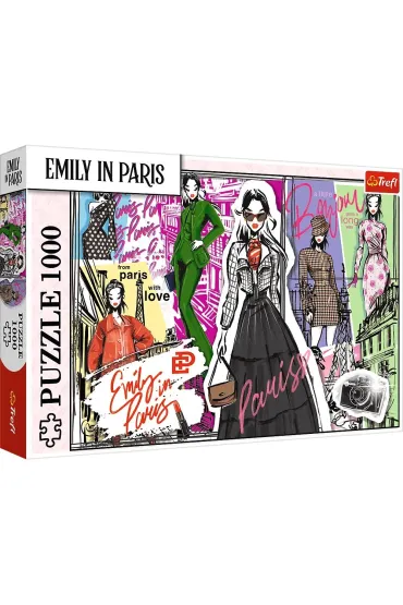 Puzzle 1000 el. Emily w Paryżu:Modowe Inspiracje