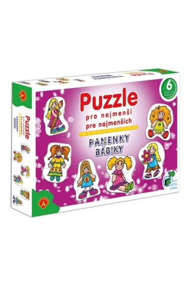 Puzzle dla maluszków - Lalki CZ/SK ALEX