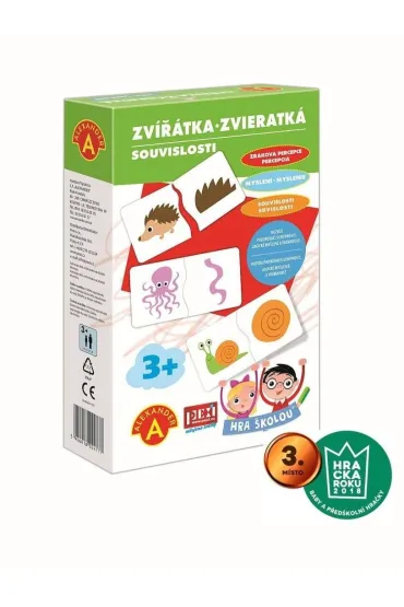 Puzzle Zwierzątka zabawa i nauka CZ/SK ALEX