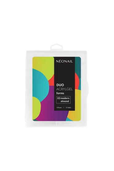 Duo AcrylGel formy do przedłużania paznokci 03 migdał współczesny 120szt