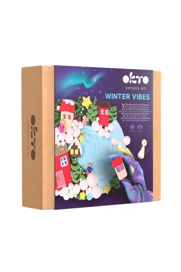 Zestaw kreatywny do modelowania 3D Zimowy nastrój