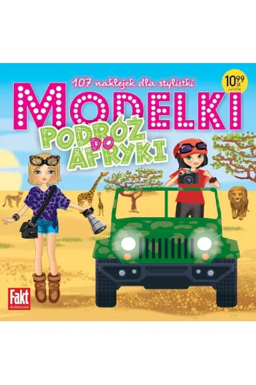 Modelki Podróż do Afryki. 107 naklejek..