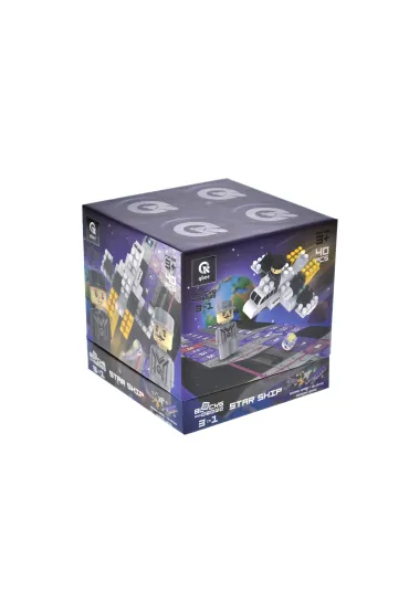  Klocki konstrukcyjne Block&Steps Statek kosmiczny