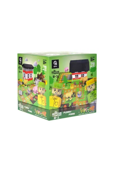  Klocki konstrukcyjne Block&Steps Wesoła farma