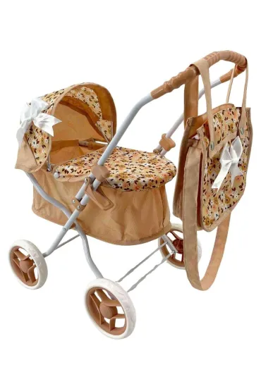 Wózek dla lalek głęboki z torbą