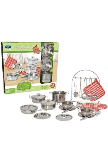 Garnki metalowe 23el