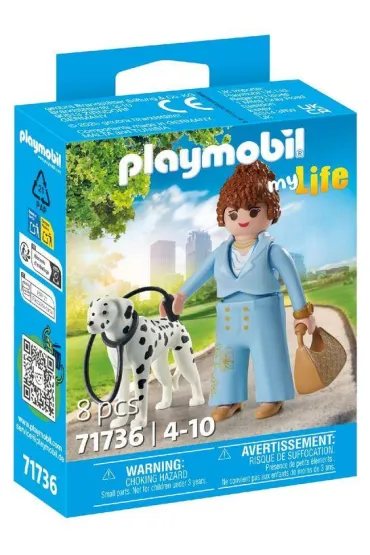 Playmobil My Life Kobieta z dalmatyńczykiem 71736