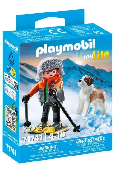 Playmobil My Life Narciarz z bernardynem 71741