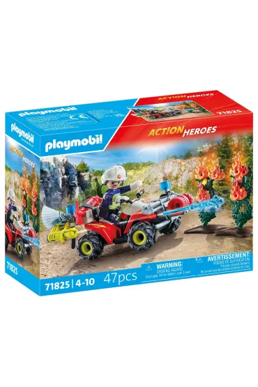 Playmobil Action Heroes Quad straży pożarnej w akcji 71825