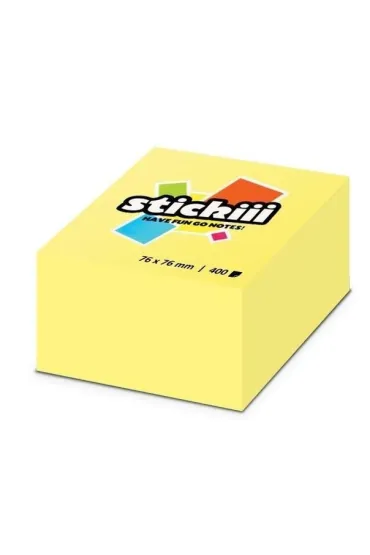 Kostka samoprzylepna 76x76mm 400K żółta