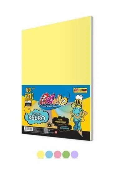 Papier ksero A4 160g 5 kolorów pastel