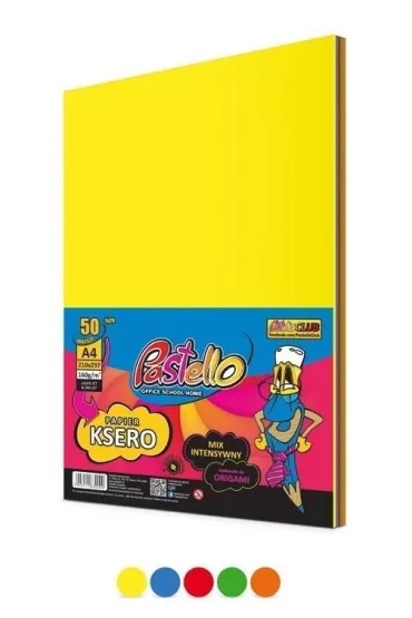 Papier ksero A4 160g 5 kolorów