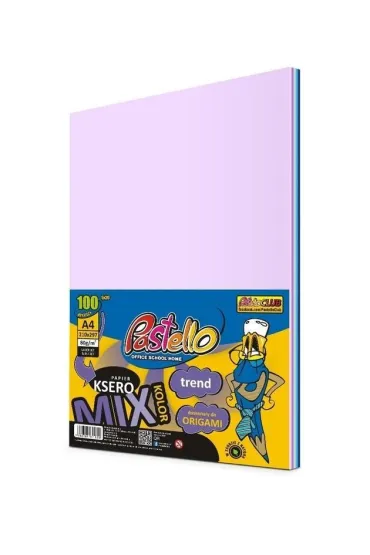 Papier ksero A4 80g 5 kolorów niebieskich