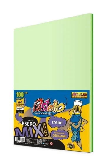 Papier ksero A4 80g 5 kolorów zielonych