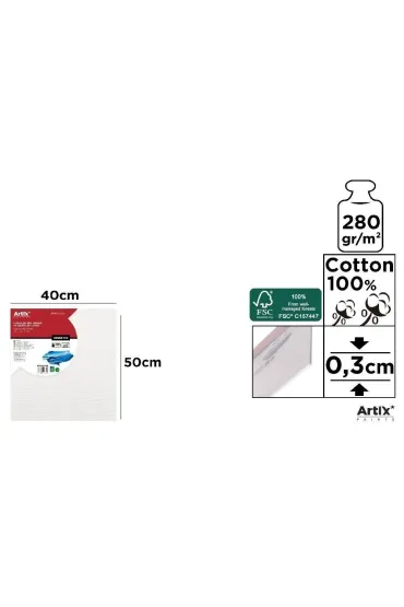 Tablica malarska 40x50x0,3cm