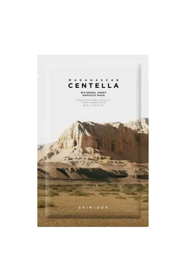 Madagascar Centella Watergel Sheet Ampoule Mask hydrożelowa maska w płachcie z Wąkrotą Azjatycką