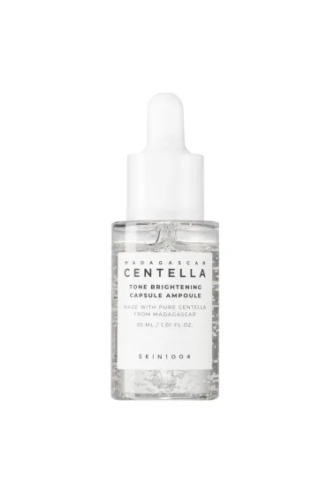 Madagascar Centella Tone Brightening Capsule Ampoule ampułka rozjaśniająca na bazie ekstraktu z Wąkroty Azjatyckiej do twarzy