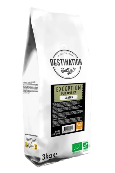 Kawa ziarnista arabica 100% exception fair for life