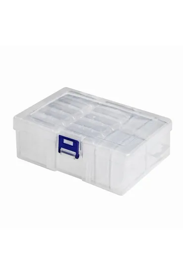 Organizer + 14 pudełek 11,7x16,4x5,8cm