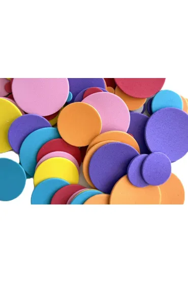 Naklejki z pianki Kółka