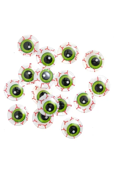 Ruchome oczka hallowen 24mm 16 szt