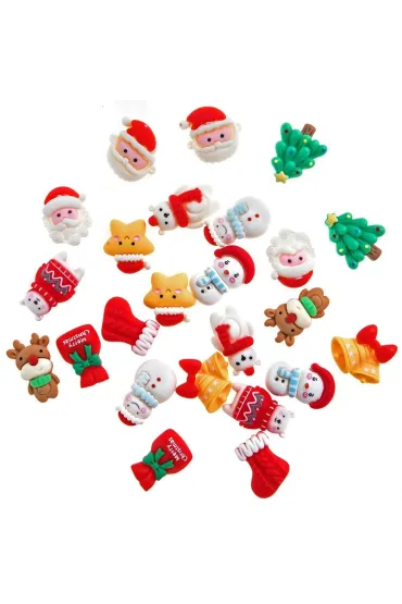 Ozdoby polimerowe 3D Christmas candies 10 szt