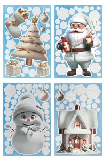 Naklejki elektrostatyczne na szybę BN 4 szt