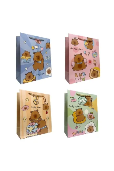 Torebka prezentowa dziecięca S Kapibara MIX