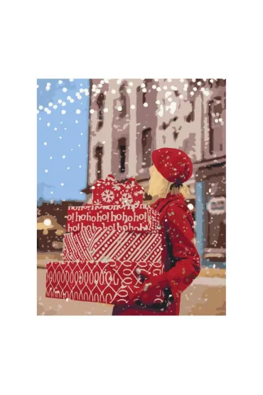 Malowanie po numerach - Świąteczny Nastrój