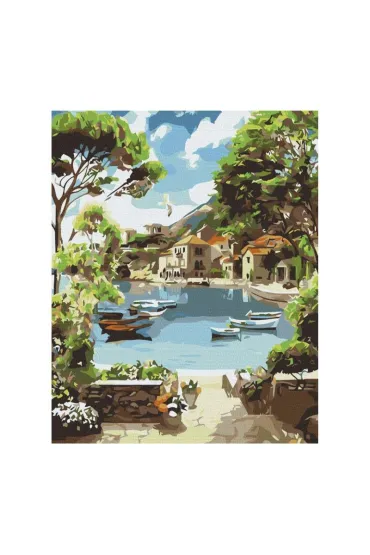 Malowanie po numerach - Lazurowa zatoka