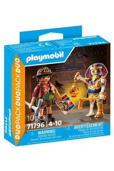 Playmobil DuoPack Poszukiwacz skarbów i mumia 71796