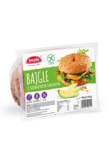 Bajgle z siemieniem lnianym bezglutenowe