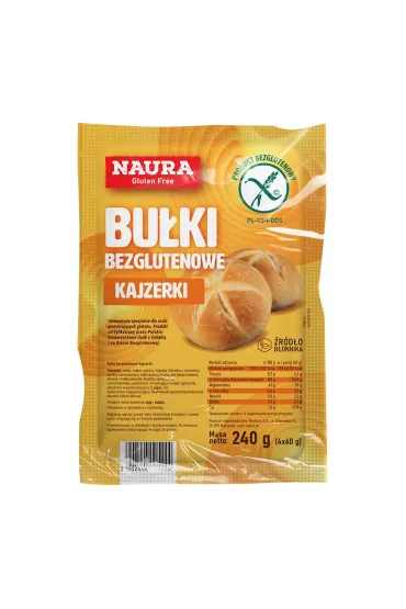 Bułki bezglutenowe kajzerki