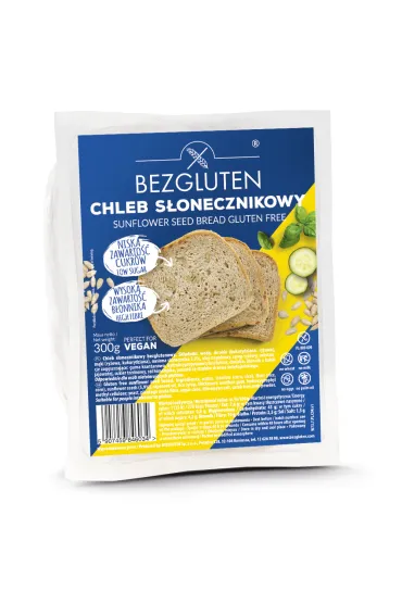 Chleb słonecznikowy bezglutenowy