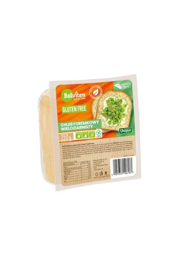 Chleb foremkowy wieloziarnisty bezglutenowy