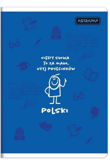 Zeszyt tematyczny A5/60k linia - Polski