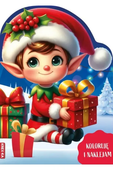 Kolorowanka z elfikiem