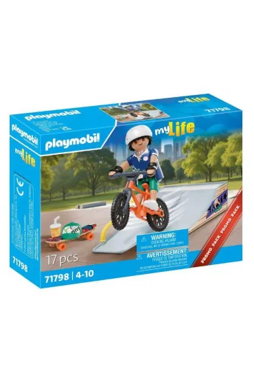 Playmobil My Life Skater z rampą 71798