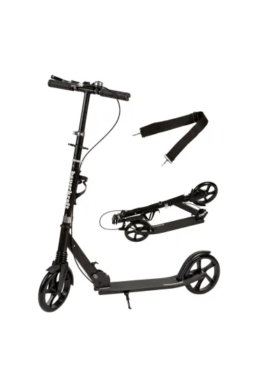 Hulajnoga miejska dla dzieci i młodzieży składana regulacja wysokości 95-105 cm koła 200 mm uchwyt na bidon