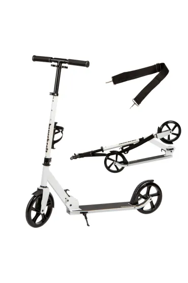 Hulajnoga miejska dla dzieci i młodzieży składana regulacja wysokości 91-101 cm koła 200 mm uchwyt na bidon