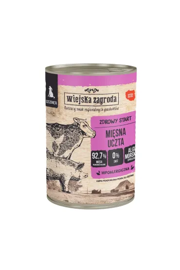 Karma mokra dla psa Mięsna uczta (szczeniak)