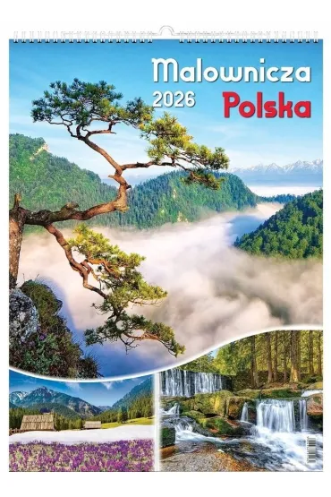Kalendarz 2026 wieloplanszowy malownicza Polska