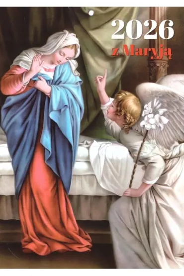 Kalendarz 2026 ścienny z Maryją