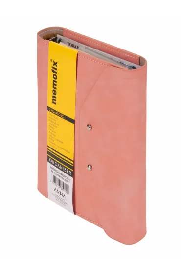 Organizer 2026 B6 nubuk różowy