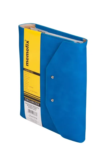 Organizer 2026 B6 nubuk kobaltowy