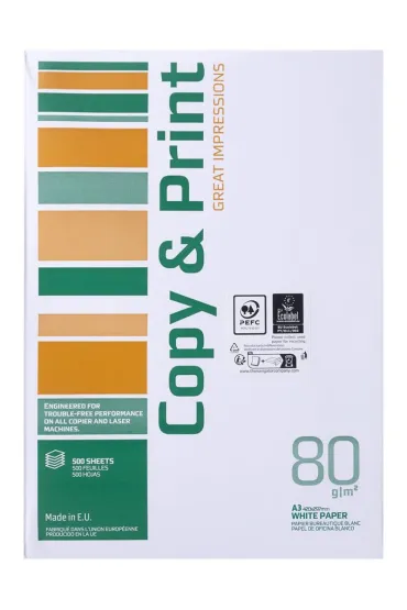 Papier ksero COPY&PRINT A3 klasa C 80gsm 500ark.