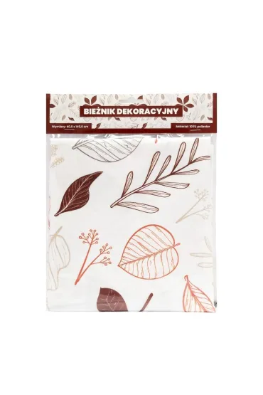 Bieżnik liście 40x140cm